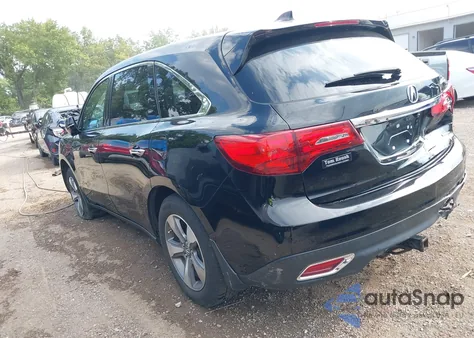 2014 Acura Mdx from USA, damaged, VIN 5FRYD4H26EB018420